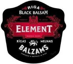 RIGA BLACK BALSAM ELEMENT RIGAS MELNAISBALZAMS logo
