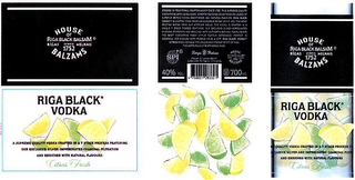 RIGA BLACK VODKA CITRUS FRESH logo