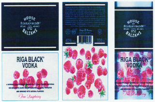 RIGA BLACK VODKA TRUE RASPBERRY logo