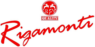 RIGAMONTI R.F.V. QUALITY logo