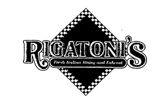 RIGATONI'S FRESH ITALIAN DINING AND TAKEOUT logo
