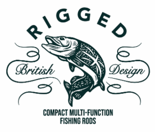 RIGGED BRITISH DESIGN COMPACT MULTI-FUNCTION FISHING RODS