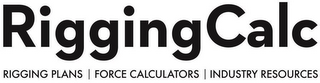 RIGGINGCALC RIGGING PLANS | FORCE CALCULATORS | INDUSTRY RESOURCES logo