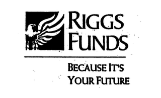 RIGGS FUNDS BECAUSE IT'S YOUR FUTURE logo