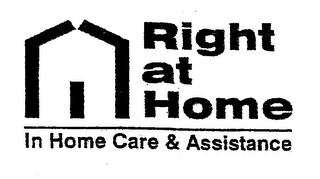 RIGHT AT HOME IN HOME CARE & ASSISTANCE logo