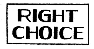 RIGHT CHOICE logo