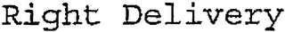 RIGHT DELIVERY logo