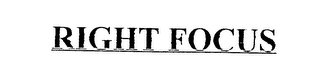 RIGHT FOCUS logo