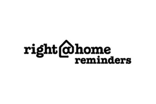 RIGHT @ HOME REMINDERS logo