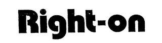 RIGHT-ON logo