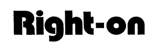 RIGHT-ON logo