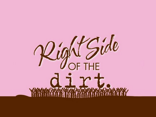 RIGHT SIDE OF THE DIRT. logo