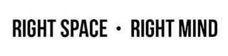 RIGHT SPACE · RIGHT MIND logo