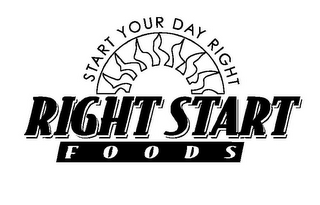 RIGHT START FOODS START YOUR DAY RIGHT logo