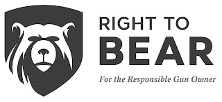 RIGHT TO BEAR FOR THE RESPONSIBLE GUN OWNER logo