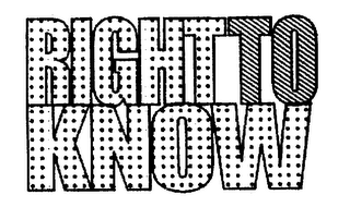 RIGHT TO KNOW logo
