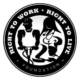 RIGHT TO WORK · RIGHT TO LIVE · FOUNDATION logo