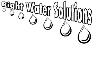 RIGHT WATER SOLUTIONS logo