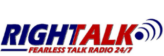 RIGHTALK FEARLESS TALK RADIO 24/7 logo