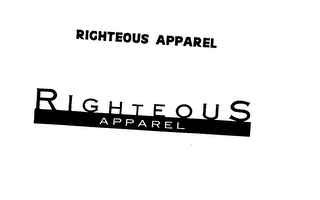 RIGHTEOUS APPAREL logo