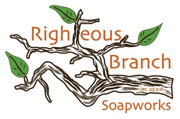 RIGHTEOUS BRANCH SOAPWORKS JER.23:5-6 logo