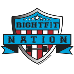 RIGHTFIT NATION WWW.RIGHTFITNATION.COM logo