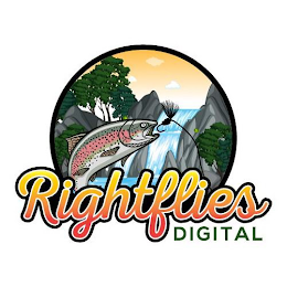 RIGHTFLIES DIGITAL logo