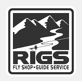 RIGS FLY SHOP · GUIDE SERVICE logo