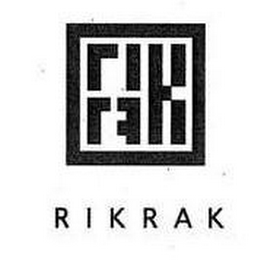 RIK RAK  RIK RAK logo
