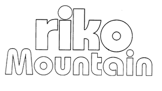 RIKO MOUNTAIN logo