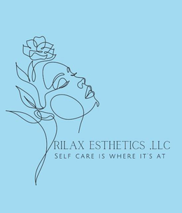 RILAX ESTHETICS ,LLC  SELF CARE IS WHERE IT'S AT logo