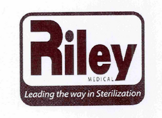 RILEY MEDICAL LEADING THE WAY IN STERILIZATION logo
