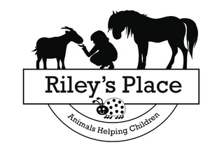 RILEY'S PLACE ANIMALS HELPING CHILDREN logo