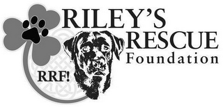 RILEY'S RESCUE FOUNDATION RRF! logo