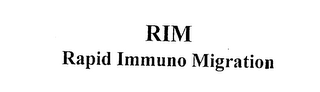 RIM RAPID IMMUNO MIGRATION logo
