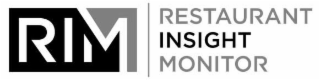 RIM RESTAURANT INSIGHT MONITOR logo