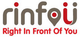 RINFOU RIGHT IN FRONT OF YOU logo
