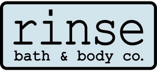 RINSE BATH & BODY CO. logo