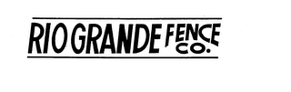 RIO GRANDE FENCE CO. logo