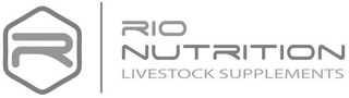RIO NUTRITION LIVESTOCK SUPPLEMENTS logo