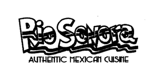 RIO SONORA AUTHENTIC MEXICAN CUISINE logo