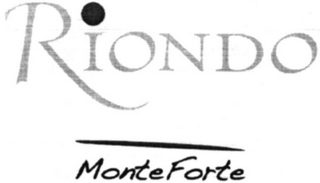 RIONDO MONTEFORTE logo