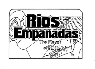 RIO'S EMPANADAS THE FLAVOR OF RIO! logo