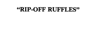 "RIP-OFF RUFFLES" logo