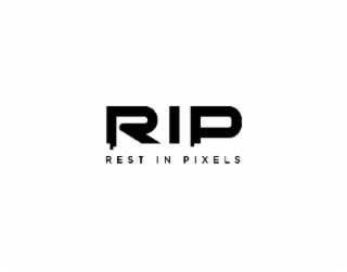 RIP REST IN PIXELS logo