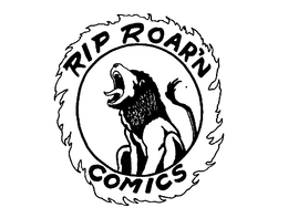 RIP ROAR'N COMICS logo