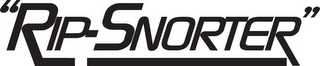 "RIP-SNORTER" logo