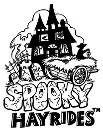 RIP SPOOKY HAYRIDES logo