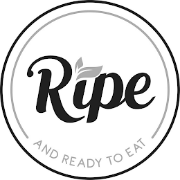 RIPE AND READY TO EAT logo