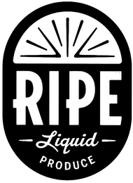 RIPE LIQUID PRODUCE logo